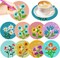 8 Pieces Diamond Painting Coasters Diamond Art Coasters Small Diamond Painting Coasters Kit for Beginners, Adults & Beginner Diamond Art Kits for Adults, for a Gift Craft Supplies diamond art coasters
